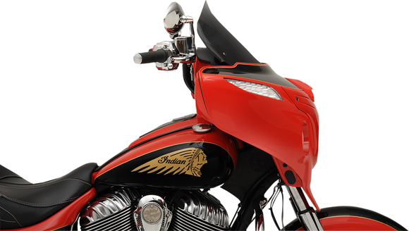 KLOCK WERKS Flare* Windshield - 14" - Tall - Dark Smoke - Indian KWW-04-0498