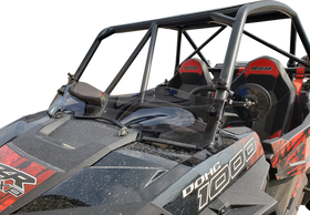 KLOCK WERKS Flare* Windshield - 6-1/4" - Dark Smoke - RZR KWW-05-0429