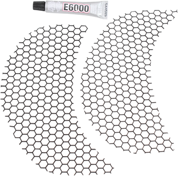 KLOCK WERKS Fairing Vent Screen - Honeycomb KWS-01-0320-B