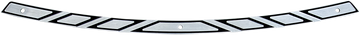 KLOCK WERKS Windshield Trim - Aztec - Black Contrast KWW-01-0359