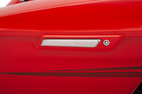 KLOCK WERKS Saddlebag Hinge Inserts - Smooth - FL '14-'24 KWS-01-0324