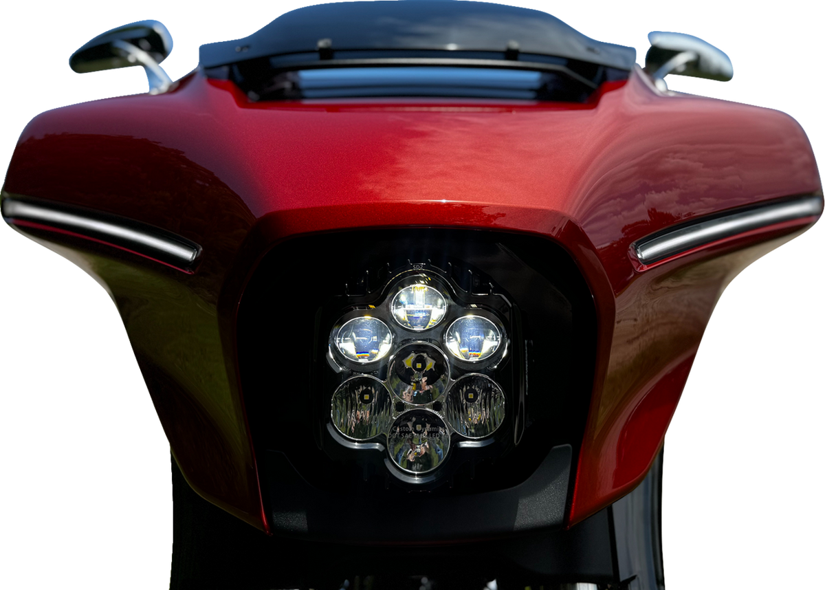 CUSTOM DYNAMICS LED Headlight - Shark Demon - FLHX/SE SD2-23BAT-W CUSTOM DYNAMICS LED Headlight - Shark Demon - FLHX/SE SD2-23BAT-W