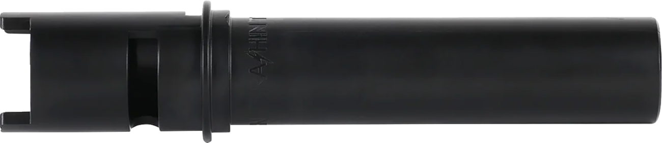 THRASHIN SUPPLY CO. Throttle Tube - Smooth - 1" - Touring TBW - Black TSC-2805-1