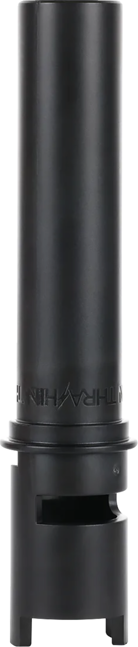 THRASHIN SUPPLY CO. Throttle Tube - Smooth - 1" - Touring TBW - Black TSC-2805-1