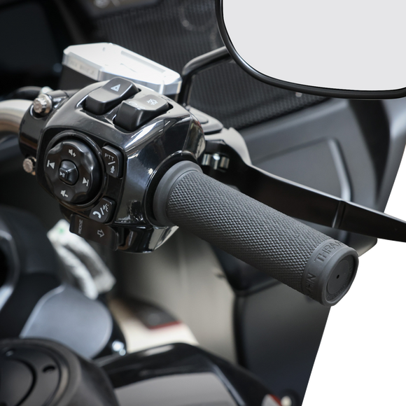 THRASHIN SUPPLY CO. Throttle Tube - Smooth - 1" - Touring TBW - Black TSC-2805-1