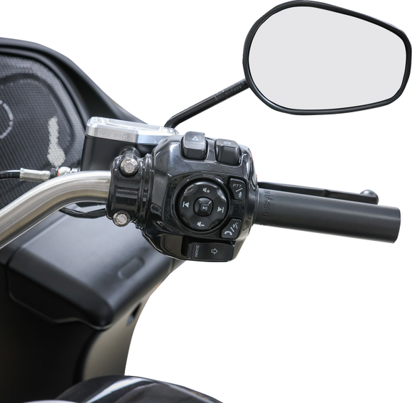 THRASHIN SUPPLY CO. Throttle Tube - Smooth - 1" - Touring TBW - Black TSC-2805-1