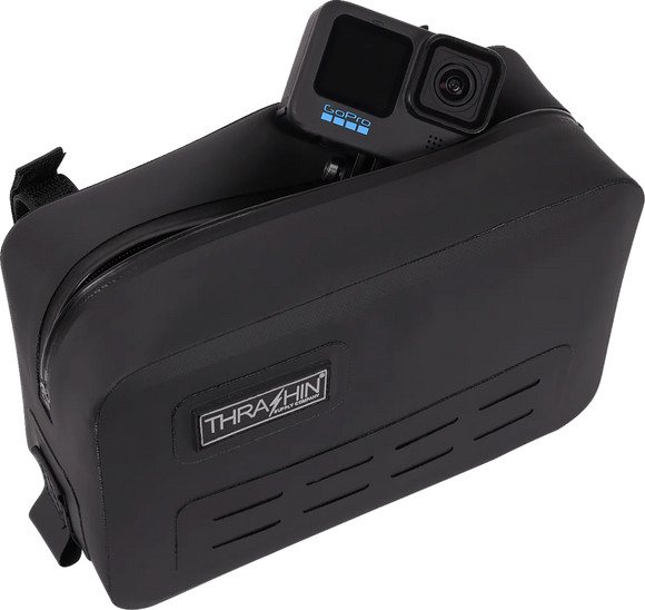 THRASHIN SUPPLY CO. Handlebar Bag - Black - Waterproof THB-0021