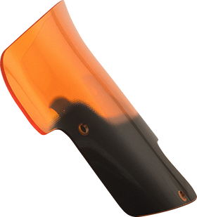 KLOCK WERKS Kolor Flare* Windshield - 8" - Orange - Indian KWW-04-0628