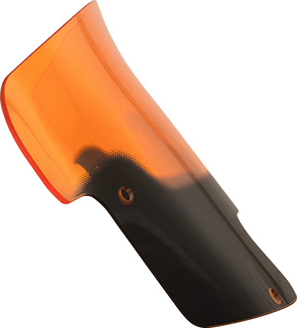KLOCK WERKS Kolor Flare* Windshield - 8" - Orange - Indian KWW-04-0628