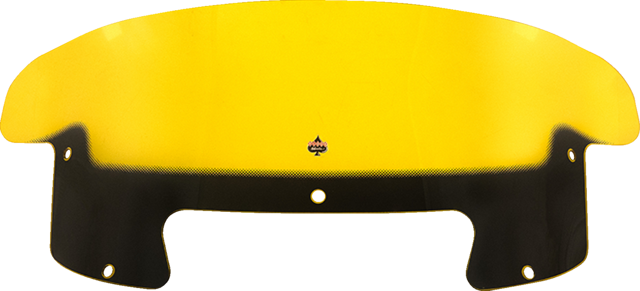 KLOCK WERKS Kolor Flare* Windshield - 8" - Yellow - Indian KWW-04-0629