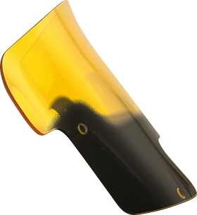 KLOCK WERKS Kolor Flare* Windshield - 8" - Yellow - Indian KWW-04-0629
