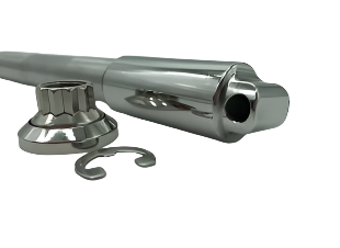 BARE KNUCKLE PERFORMANCE - 39MM NARROW GLIDE STAINLESS STEEL FRONT AXLE KIT