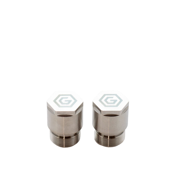 39mm (1-inch) stainless steel fork extensions, pair