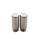 Pair of 39mm 3-inch stainless steel motorcycle fork extensions