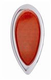 Teardrop LED dual-function flush-mount tail light (model #402060) with chrome bezel and red polycarbonate lens