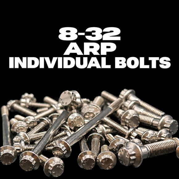 BAMCO 8-32 ARP Individual Bolts, ARP stainless steel 12 point bolts sold individually