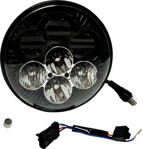 CUSTOM DYNAMICS Headlight - Shark Demon? - LED - Color Changing SD2-7-14