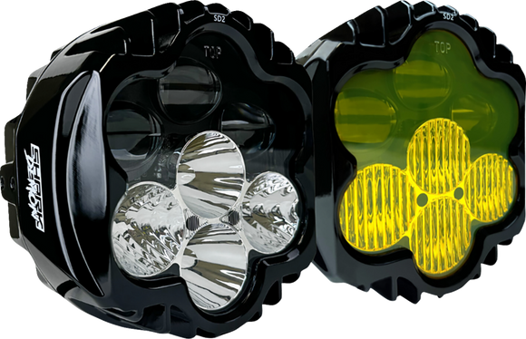 CUSTOM DYNAMICS Headlight/Fog Light - Shark Demon? - Road Glide SD2-RG-YW