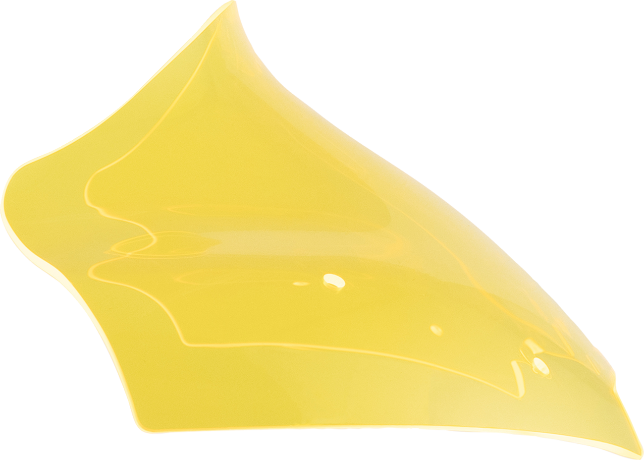 KLOCK WERKS Kolor Flare* Windshield - 10" - Yellow Ice - FLTR KWW-01-0712