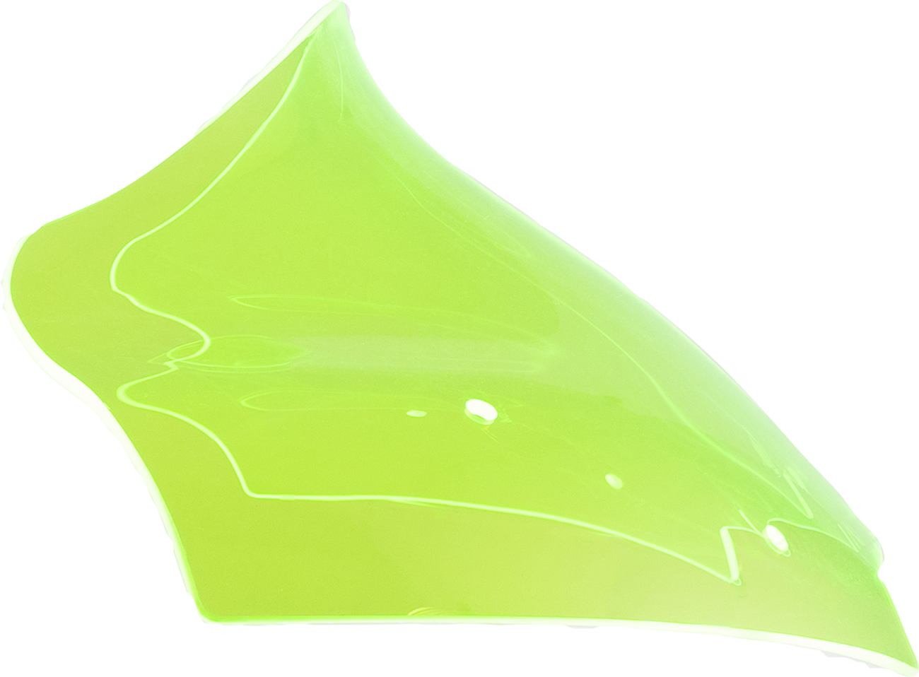 KLOCK WERKS Kolor Flare* Windshield - 10" - Green Ice - FLTR KWW-01-0713