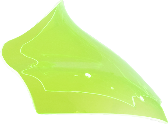 KLOCK WERKS Kolor Flare* Windshield - 10" - Green Ice - FLTR KWW-01-0713