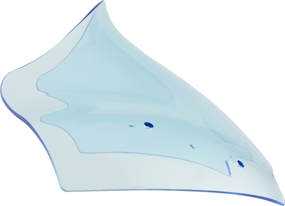 KLOCK WERKS Kolor Flare* Windshield - 10" - Blue Ice - FLTR KWW-01-0714