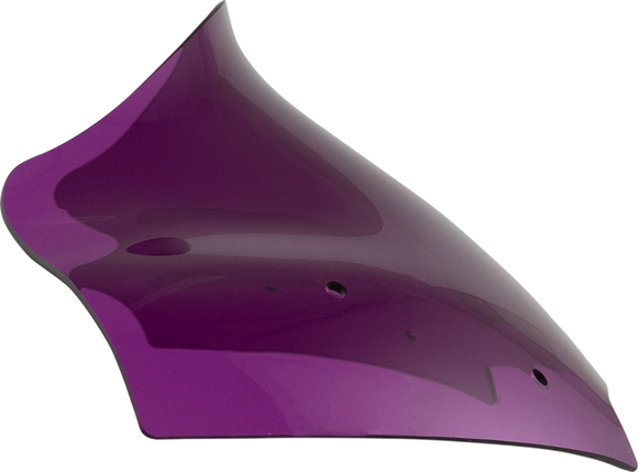 KLOCK WERKS Kolor Flare* Windshield - 10" - Purple - FLTR KWW-01-0720