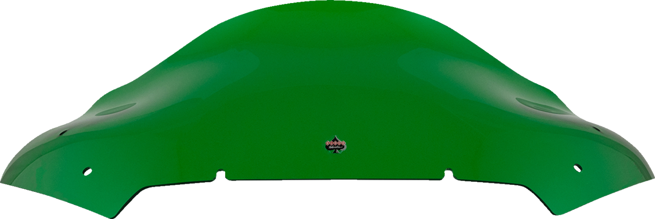KLOCK WERKS Kolor Flare* Windshield - 10" - Green - FLTR KWW-01-0718