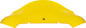 KLOCK WERKS Kolor Flare* Windshield - 10" - Yellow - FLTR KWW-01-0717