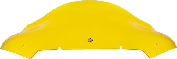 KLOCK WERKS Kolor Flare* Windshield - 10" - Yellow - FLTR KWW-01-0717