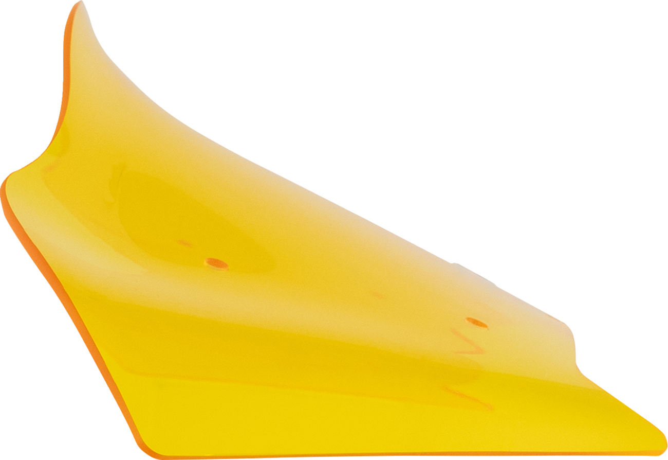 KLOCK WERKS Kolor Flare* Windshield - 8" - Yellow - FLHX KWW-01-0730
