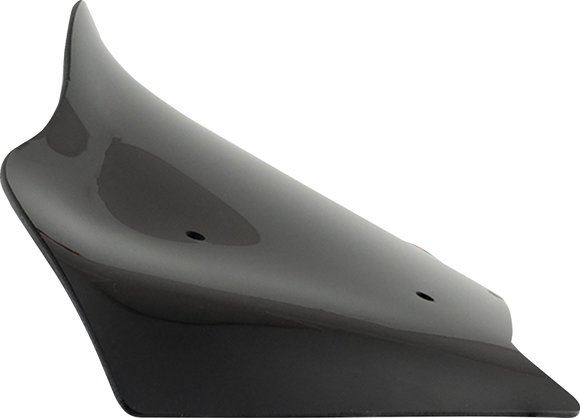 KLOCK WERKS Flare* Windshield - 8" - Black - FLHX KWW-01-0707-B