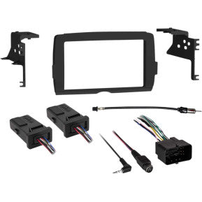 SADDLE TRAMP RADIO INSTALLATION KITS - ISO DDIN RADIO PROVISION - 0