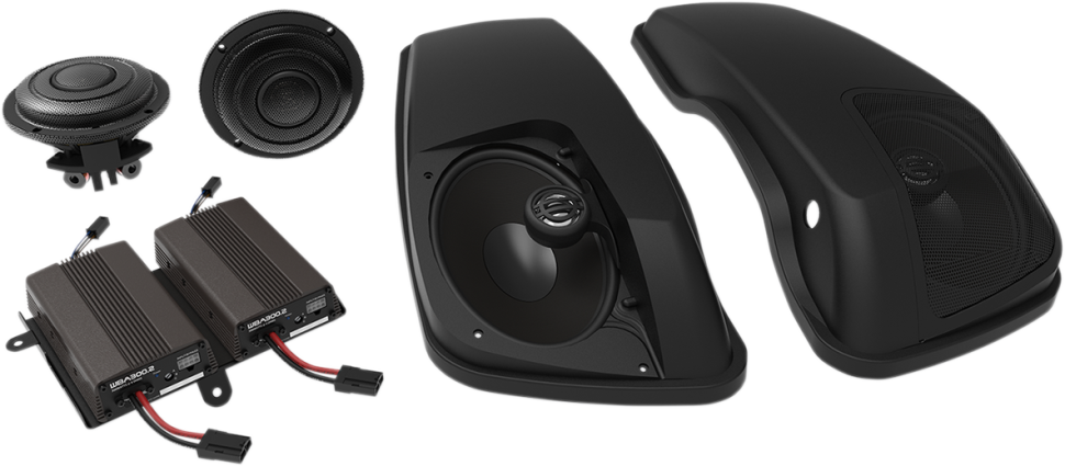 Wild Boar Front Speaker and Lid Kits with 600-Watt Amp