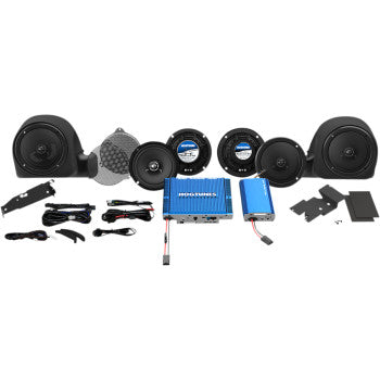 WILD BOAR - DUAL AMPLIFIER AND SPEAKER KIT - '14-19 ULTRA MODELS