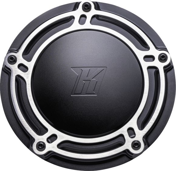 KODLIN USA NXL Derby Cover - Black - M8 Touring K25409