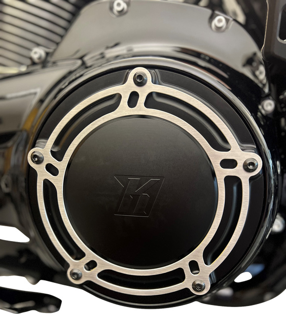 KODLIN USA NXL Derby Cover - Black - M8 Touring K25409