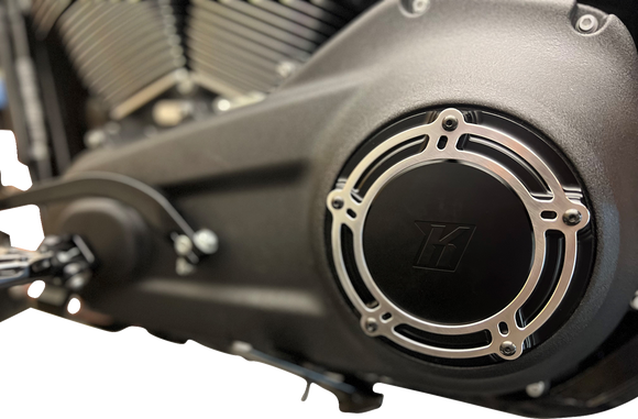 KODLIN USA NXL Derby Cover - Black - M8 Softail K25410