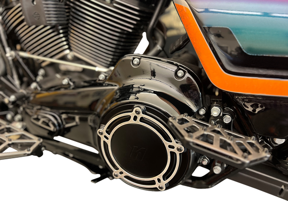 KODLIN USA NXL Derby Cover - Black - M8 Touring K25409