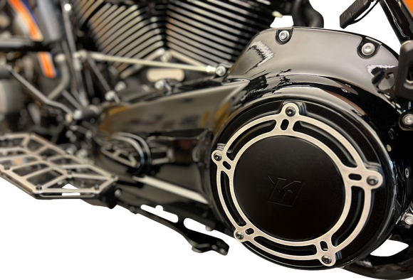 KODLIN USA NXL Derby Cover - Black - M8 Touring K25409