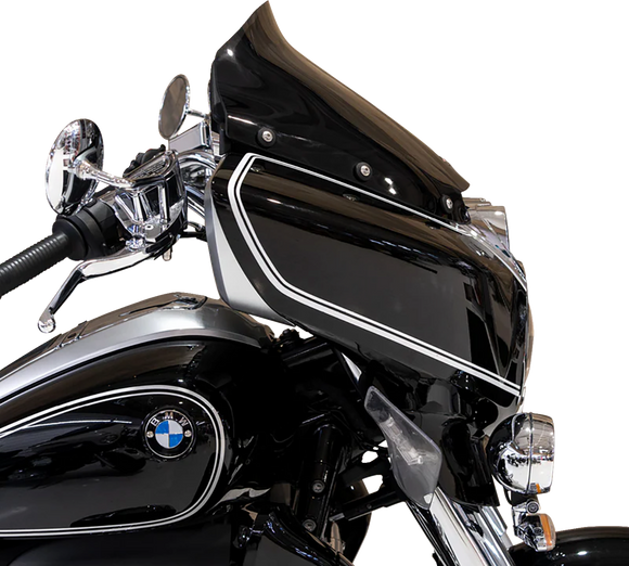 KLOCK WERKS Flare* Windshield - 14-1/2" - Dark Smoke - BMW KWW-06-0608-DS