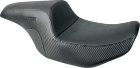 SLYFOX Drifter Tour Seat - Vinyl w/ Slipstop - Black Logo - FL '23-'24 4685A-Slyfox
