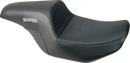 SLYFOX Drifter Tour Seat - Vinyl w/ Slipstop - Gray Logo - FL '23-'24 4685B-Slyfox