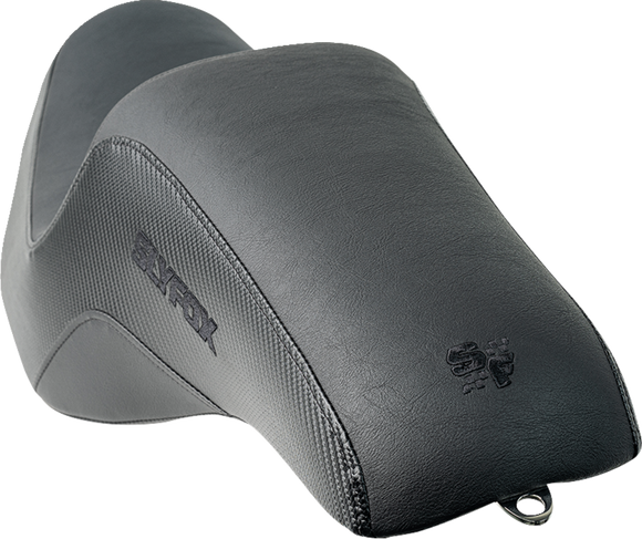 SLYFOX Drifter Tour Seat - Vinyl w/ Slipstop - Black Logo - FL '23-'24 4685A-Slyfox