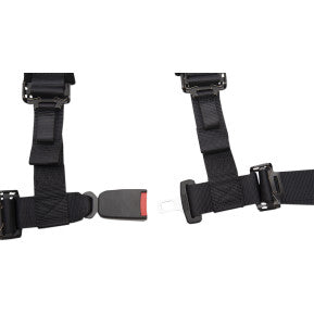 MOOSE UTILITY - UTV SEAT HARNESS, 4 POINT - 2X2, BLACK