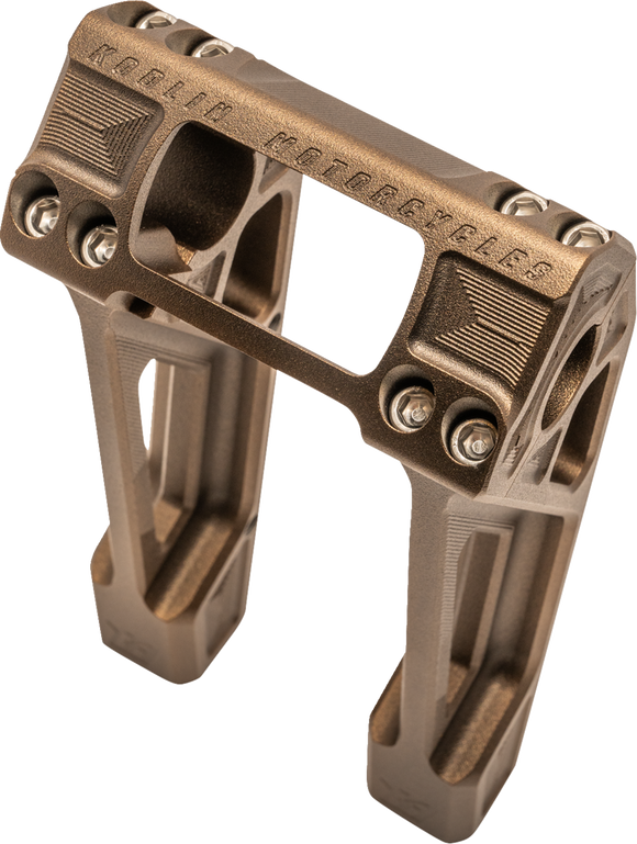 KODLIN USA Fastback Risers - 8" - Bronze K55122B