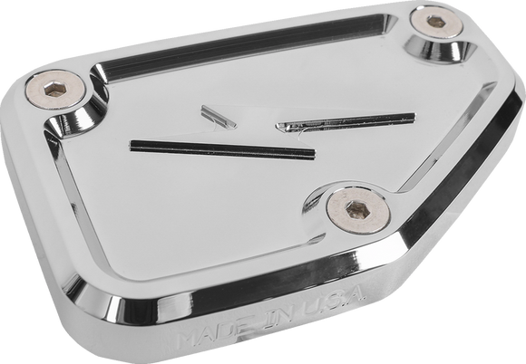 THRASHIN SUPPLY CO. Master Cylinder Cover - Brake - Front - Chrome TSC-3178-3