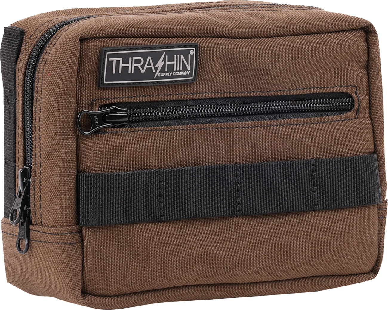 THRASHIN SUPPLY CO. Handlebar Bag - Brown THB-0006
