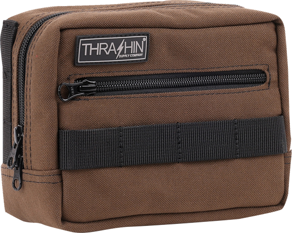 THRASHIN SUPPLY CO. Handlebar Bag - Brown THB-0006