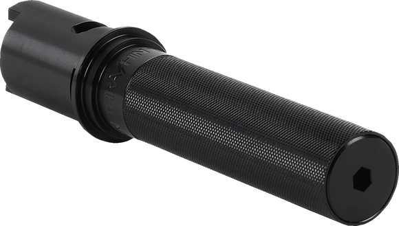 THRASHIN SUPPLY CO. Throttle Tube - Knurled - 1" - Gen 2 TBW - Black TSC-2806-1